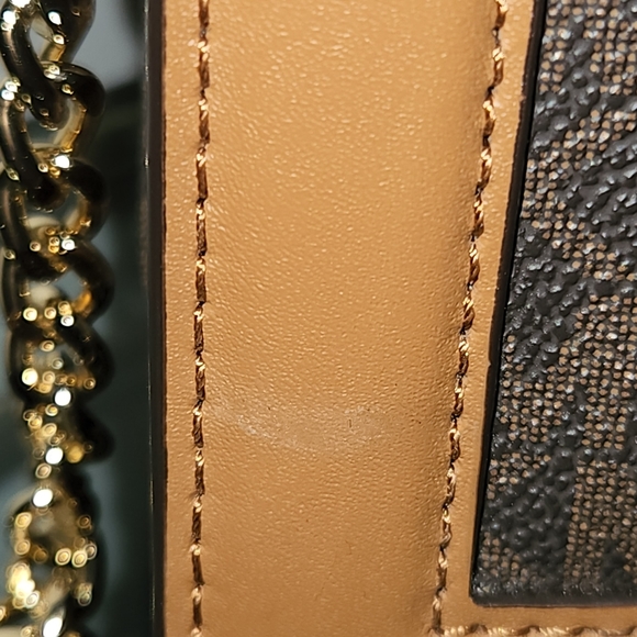 MICHAEL KORS Jet Set Large Logo Crossbody Bag Chain Bag Boy Bag - Picture 10 of 16